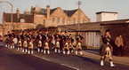 A March from Clyde St school towards Helensburgh town centre around the late 1970s or early 1980s.