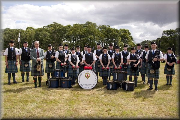 Luss Highland Games 2014 with Sir Malcolm Colquhoun
